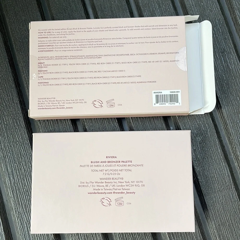 Wander Beauty - Riviera Blush and Bronzer Palette